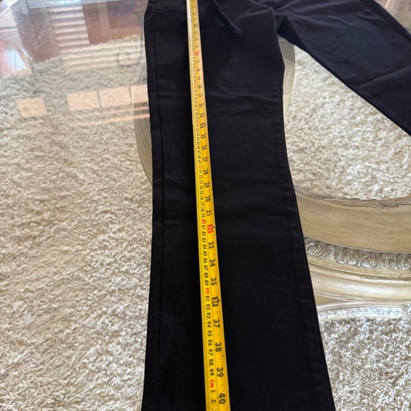 PROENZA SCHOULER WHITE LABEL Ellsworth High Rise Wide Leg Jeans Black 28 NWOT - Picture 11 of 11